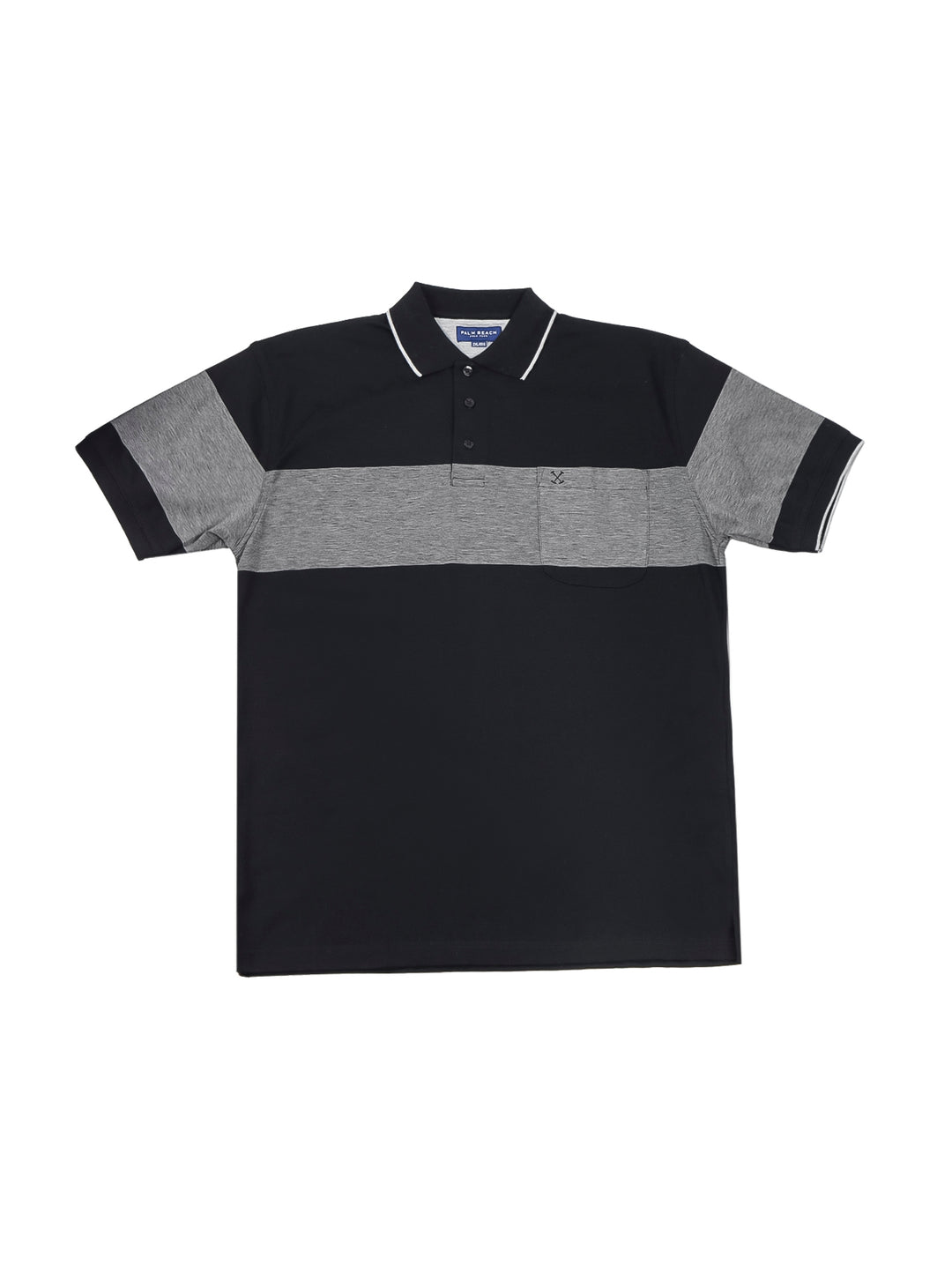 Playera Polo Palm Beach Negro para Hombre