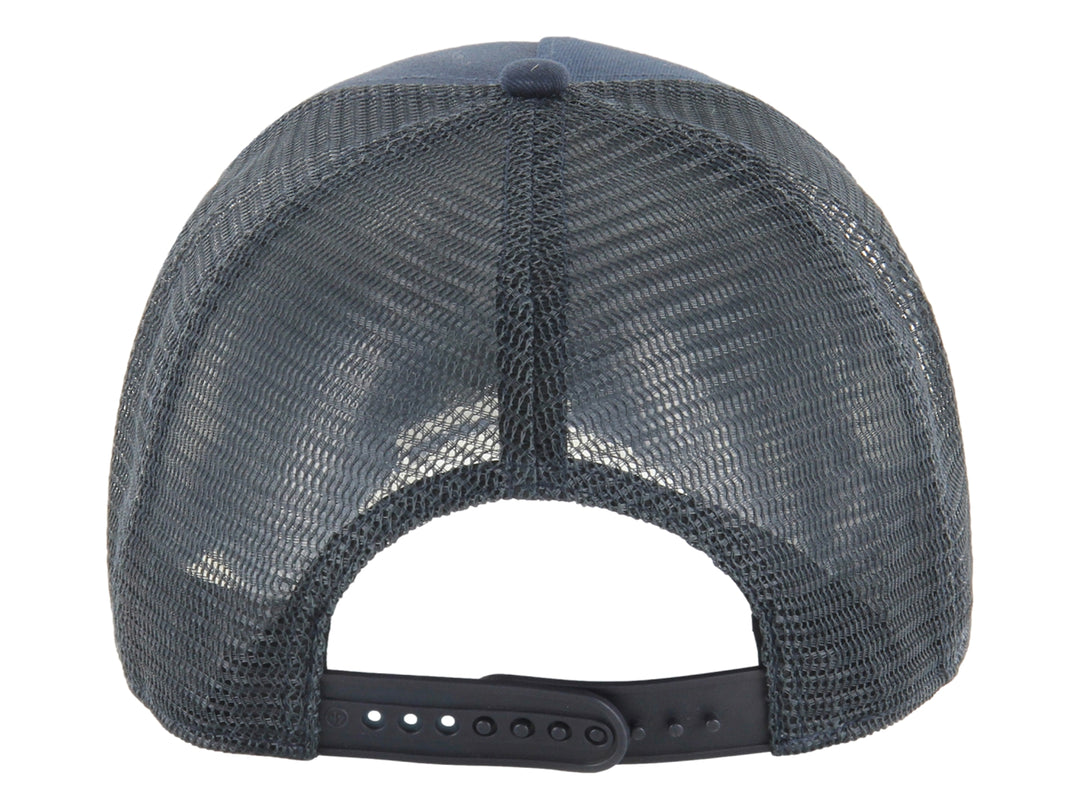 Gorra de béisbol color navy con logo blanco de los NY Yankees y parte posterior de malla.
