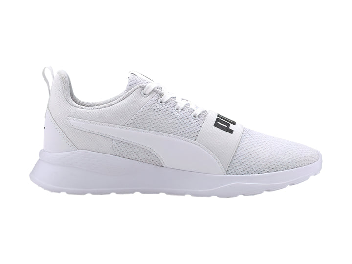 Tenis PUMA Anzarun Lite Bold en color blanco con detalles minimalistas y suela blanca.