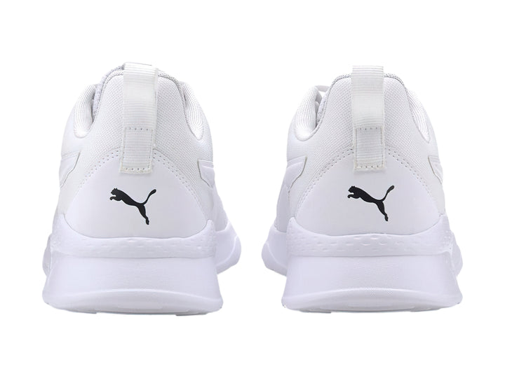 Tenis PUMA Anzarun Lite Bold en color blanco con detalles minimalistas y suela blanca.