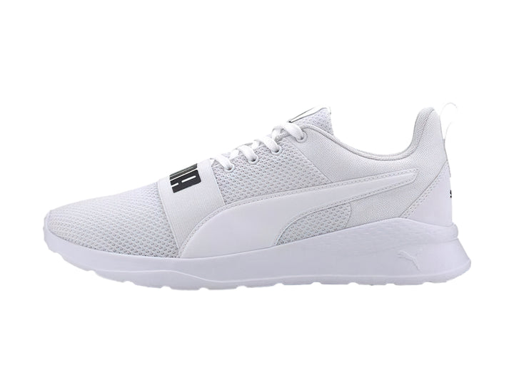 Tenis PUMA Anzarun Lite Bold en color blanco con detalles minimalistas y suela blanca.