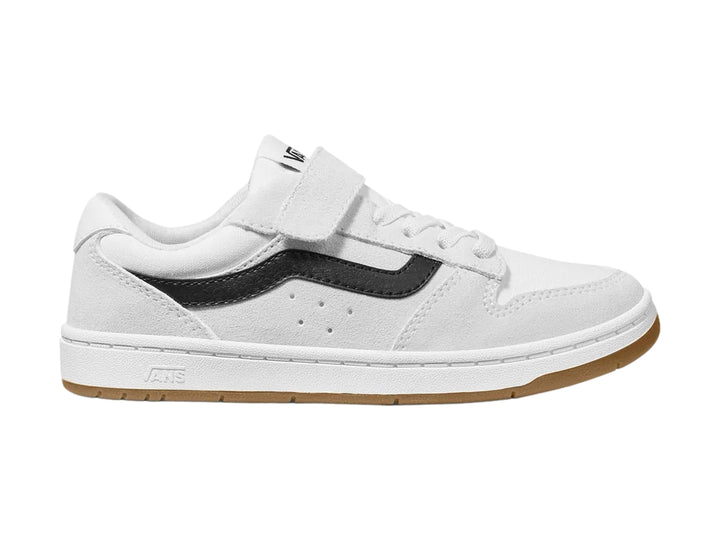 Tenis Vans Ryland LS V Blanco y Negro para Nino