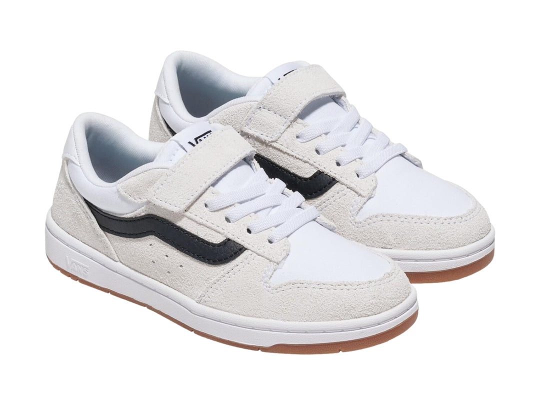 Tenis Vans Ryland LS V Blanco y Negro para Nino