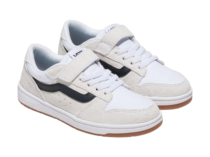 Tenis Vans Ryland LS V Blanco y Negro para Nino