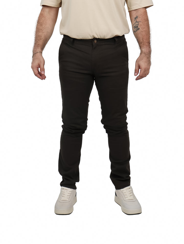 Pantalón Chino Furor Color Olive Slim para Hombre