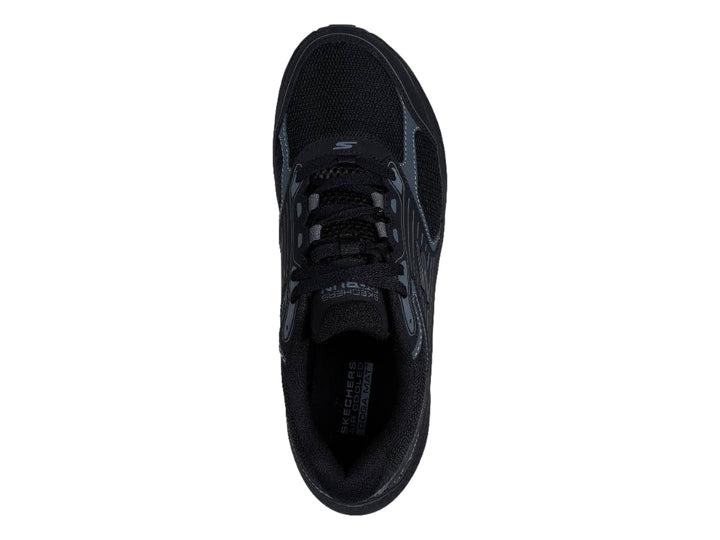 Tenis deportivos Skechers Run Consistent 2.0 en color negro con detalles en gris para hombre.