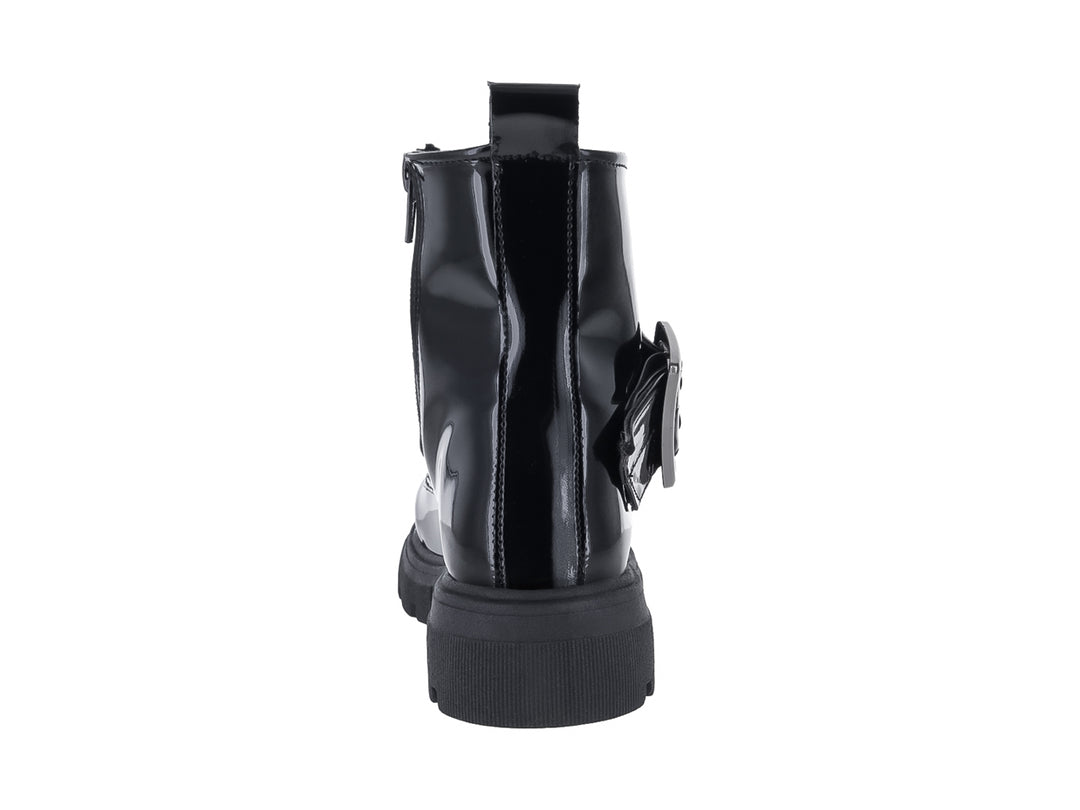 Botas Miroslava de Charol Negro para Niña