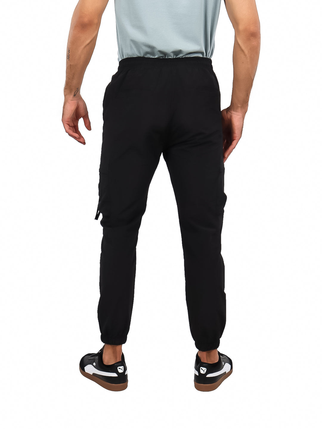 Pantalón Jogger Cargo Giovanni Gali Negro para Hombre