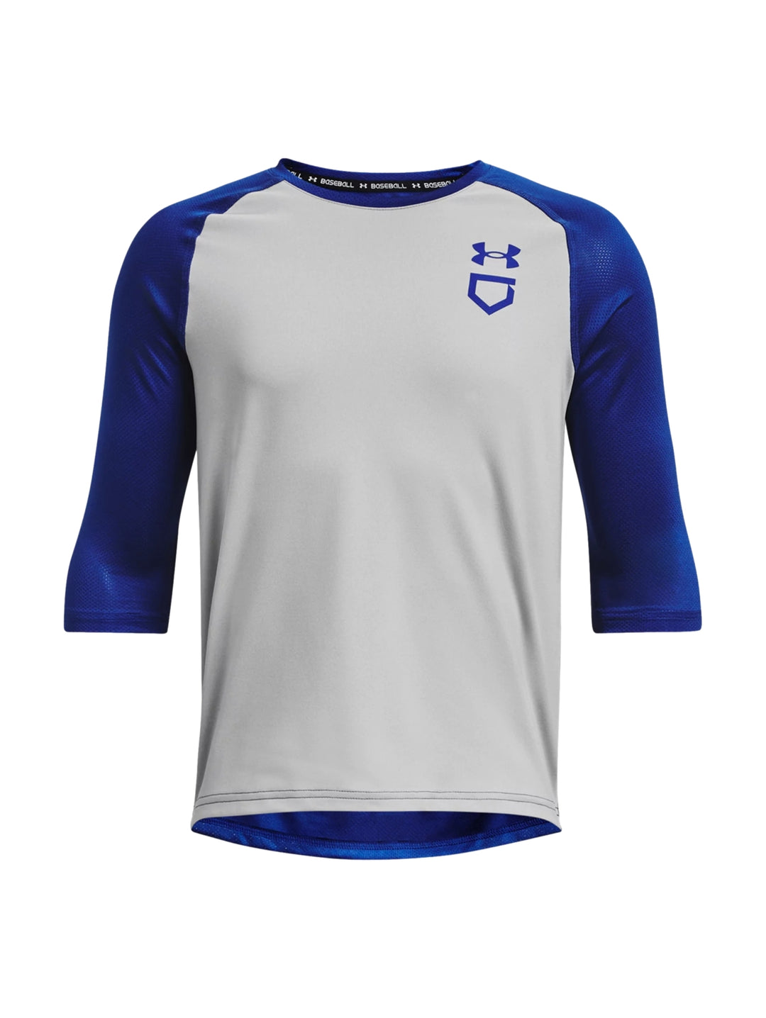 Playera Under Armour B Utility Gris y Azul para Niño