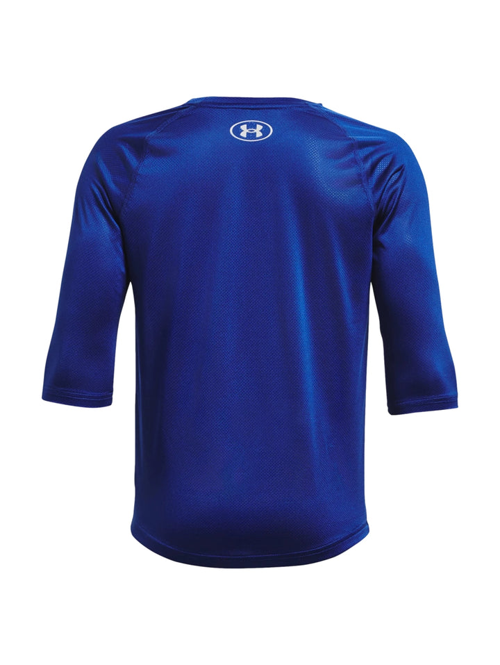 Playera Under Armour B Utility Gris y Azul para Niño