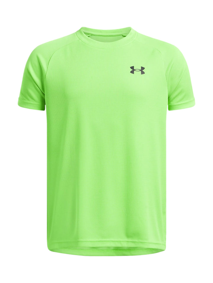 Playera Under Armour Tech Textured Verde para Nino