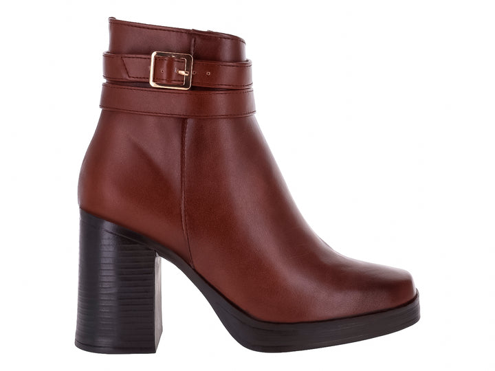 Botines Luna Rosa Color Tan para Mujer