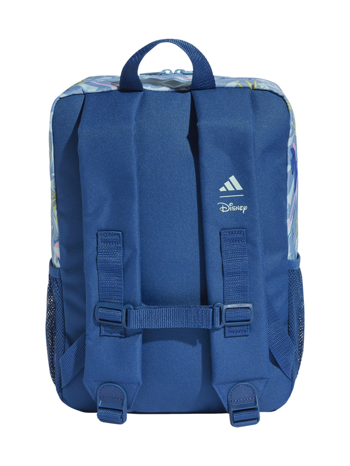 Mochila escolar Adidas azul con estampado de Stitch de Disney surfeando