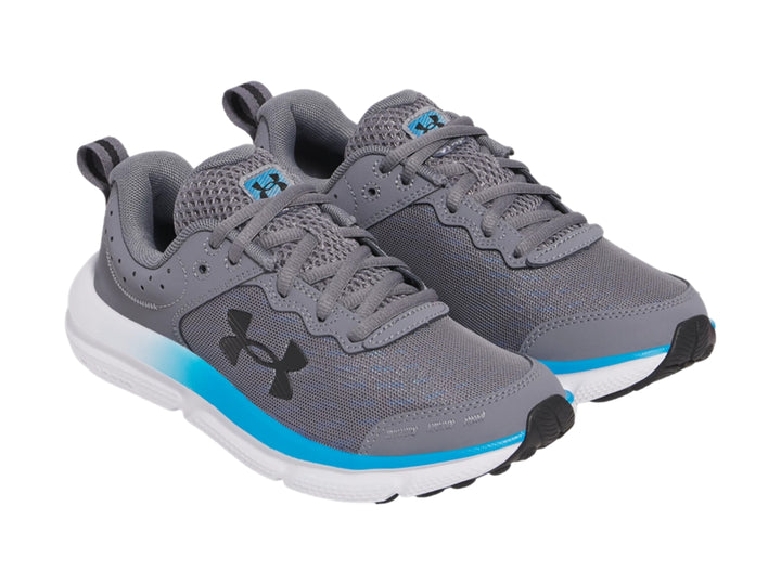 Tenis Under Armour Assert 10 Gris para Niño