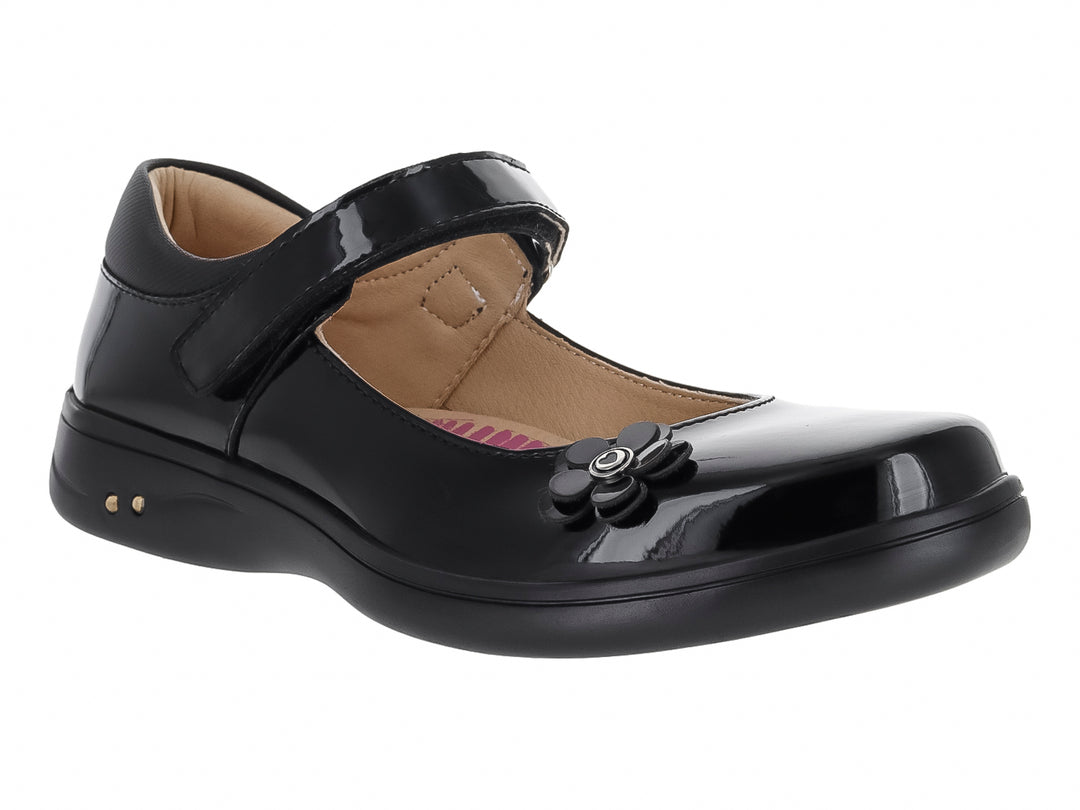 Zapatos YUYIN Charol Negro para Niña