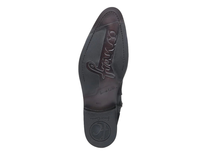 Botas Cuadra de Piel de Mantarraya Negro para Hombre