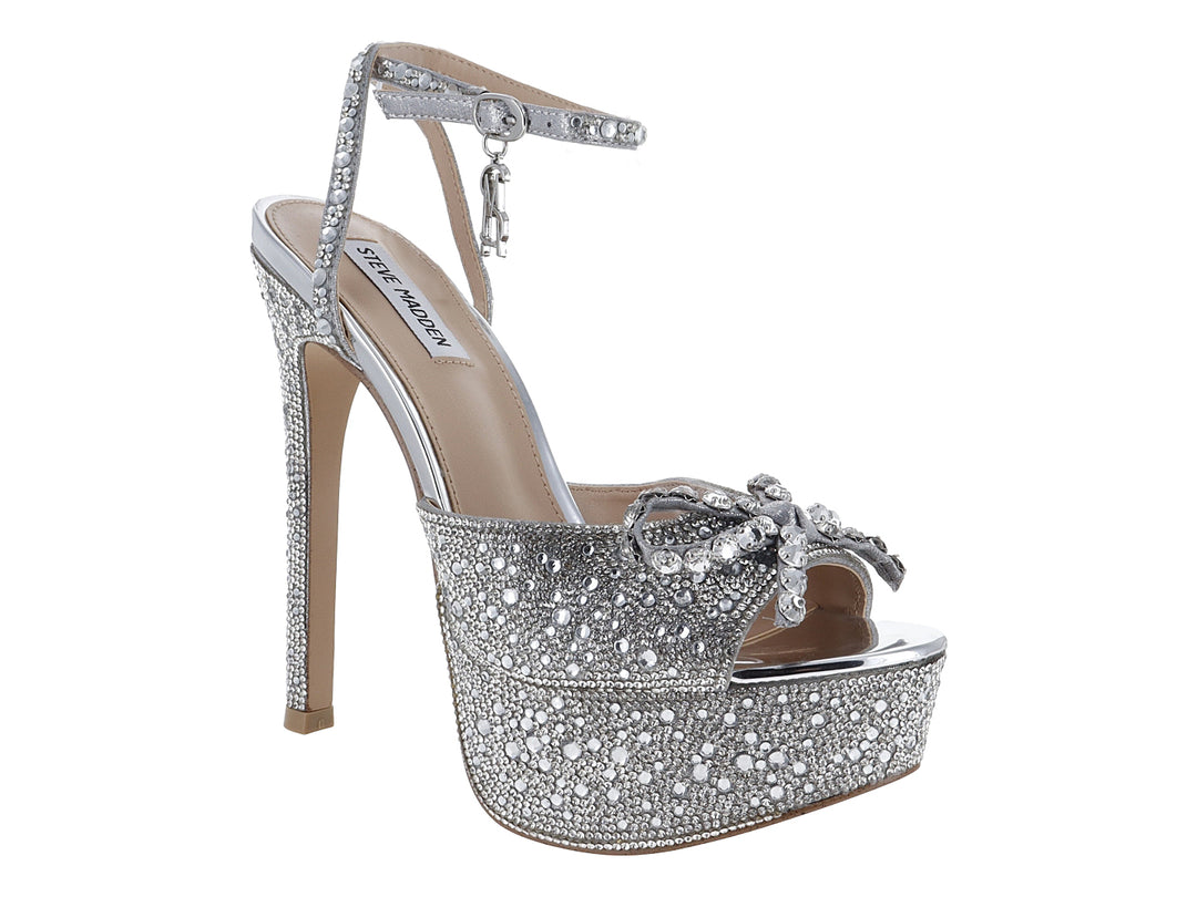 Sandalias Steve Madden Steppe Silver para Mujer
