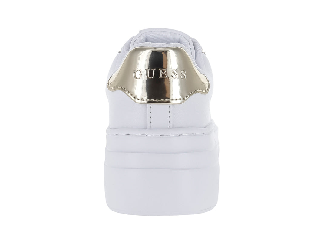 Tenis Guess Ameria Blanco y Platino para Mujer