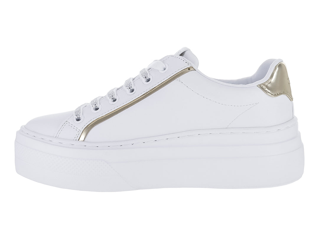 Tenis Guess Ameria Blanco y Platino para Mujer