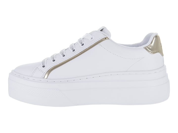 Tenis Guess Ameria Blanco y Platino para Mujer