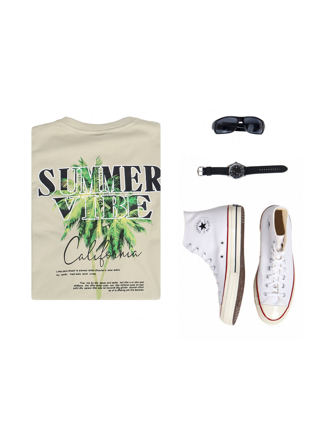 Playera Fimons Oversize Verde Claro para Hombre
