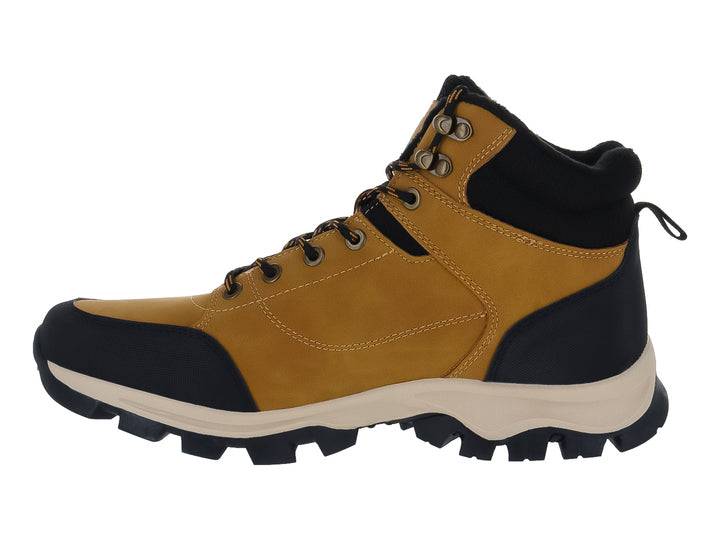 Bota Murren Armand color honey con detalles en negro y suela beige para actividades al aire libre.