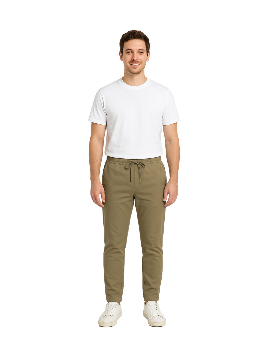 Pantalón Jogger Giovanni Gali Color Olivo para Hombre
