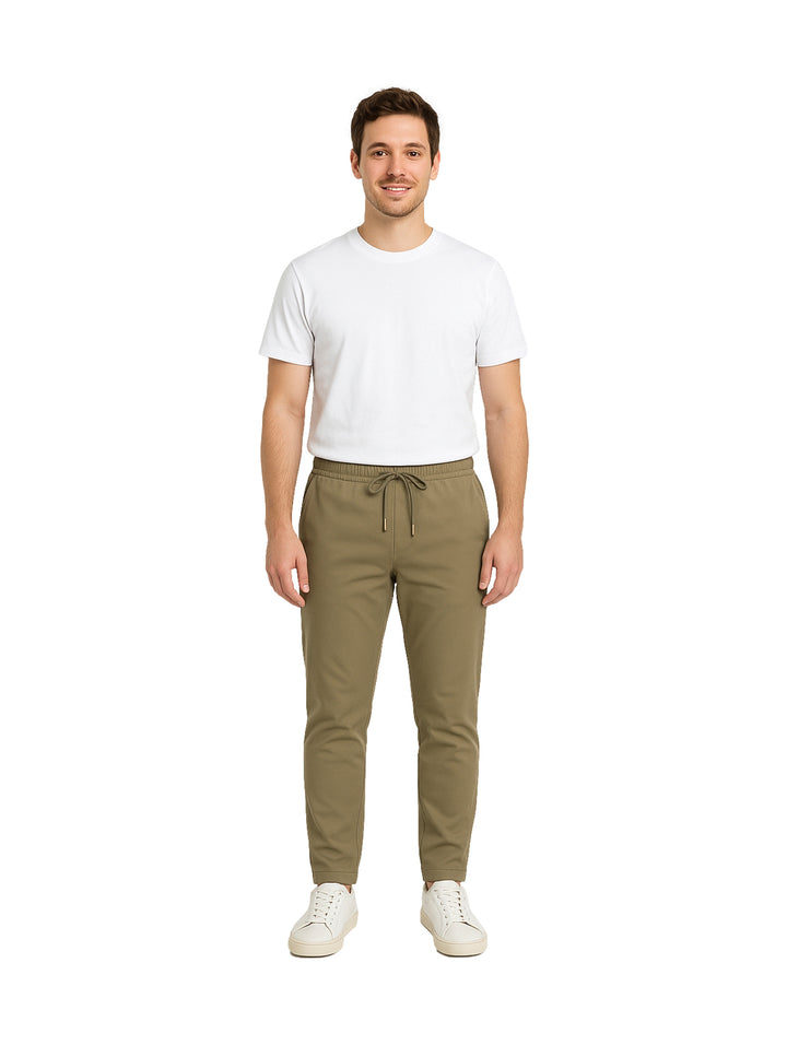 Pantalón Jogger Giovanni Gali Color Olivo para Hombre