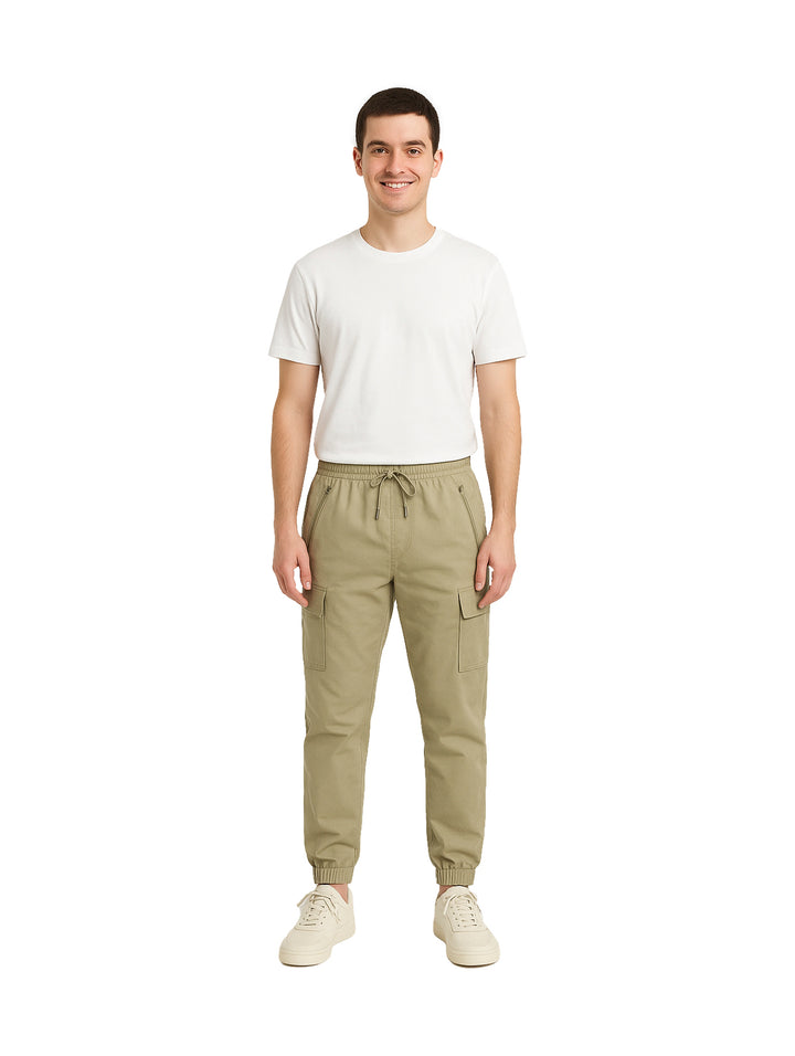 Pantalón Jogger Giovanni Gali Color Olivo para Hombre
