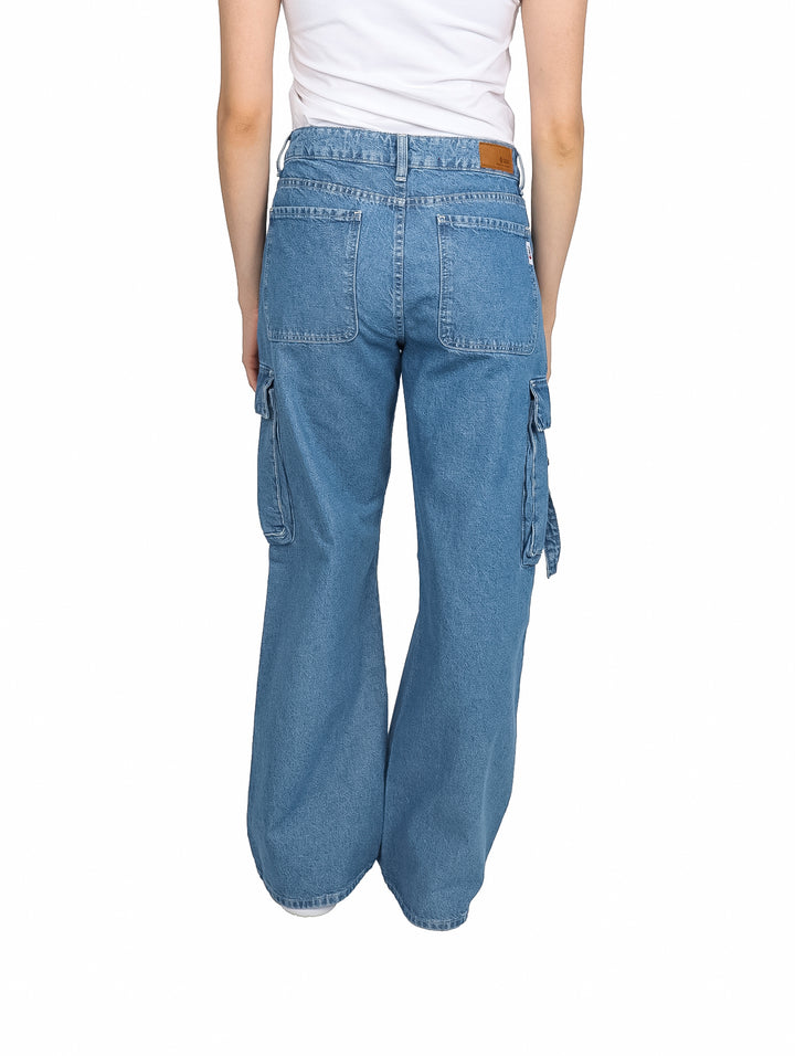 Pantalón Cargo OGGI Color Bleach para Mujer