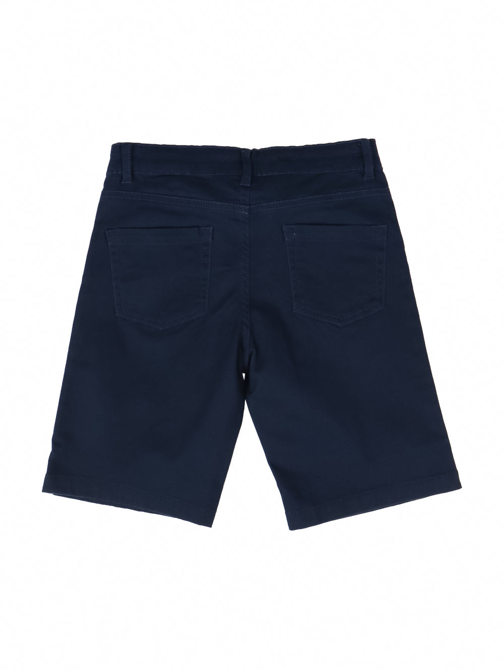 Shorts casuales para niño en color azul oscuro.