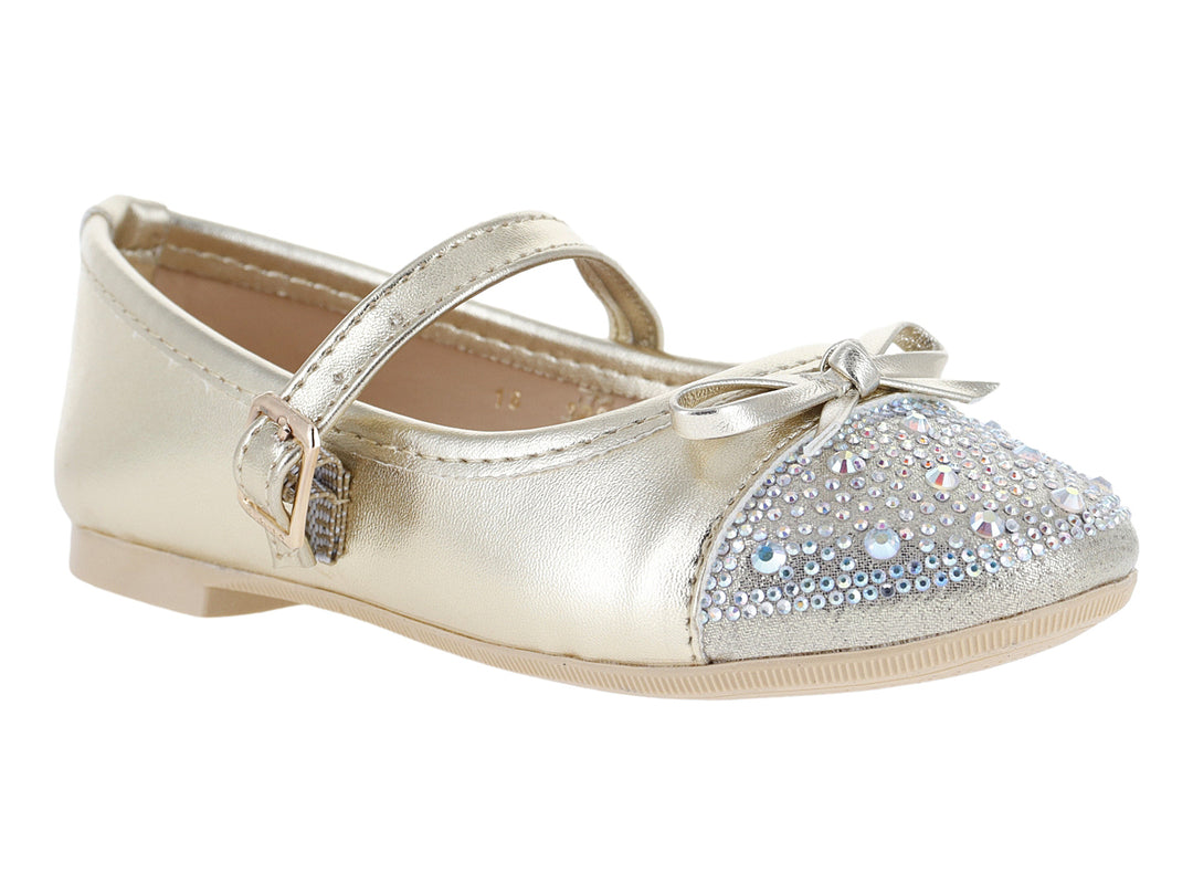 Zapatos Ballerinas 4EVER Oro Inglés para Niña