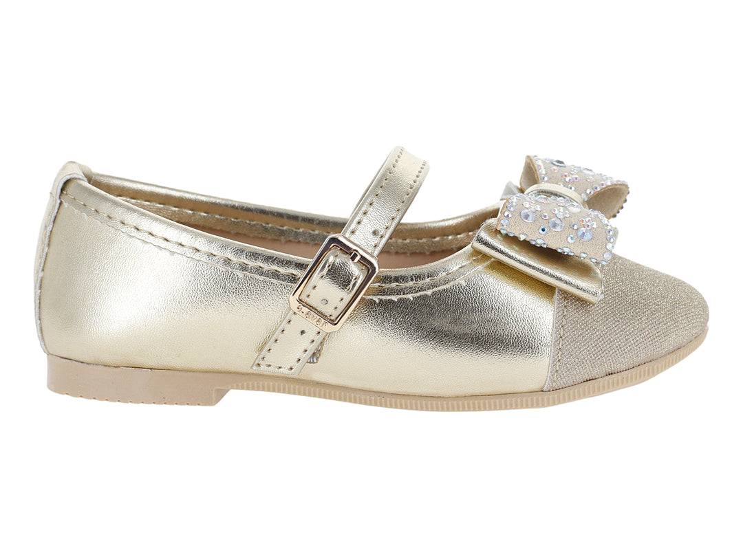 Zapatos Ballerinas 4EVER Oro Inglés para Niña