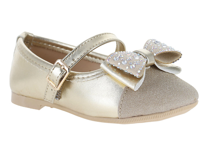 Zapatos Ballerinas 4EVER Oro Inglés para Niña