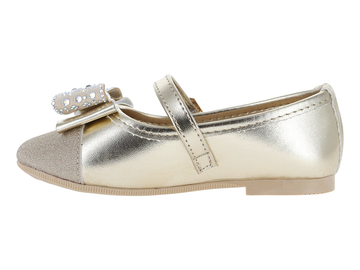 Zapatos Ballerinas 4EVER Oro Inglés para Niña