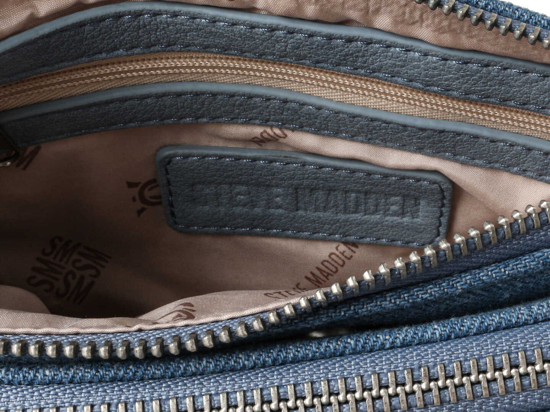 Bolso Steve Madden Barra Azul Multicolor para Mujer