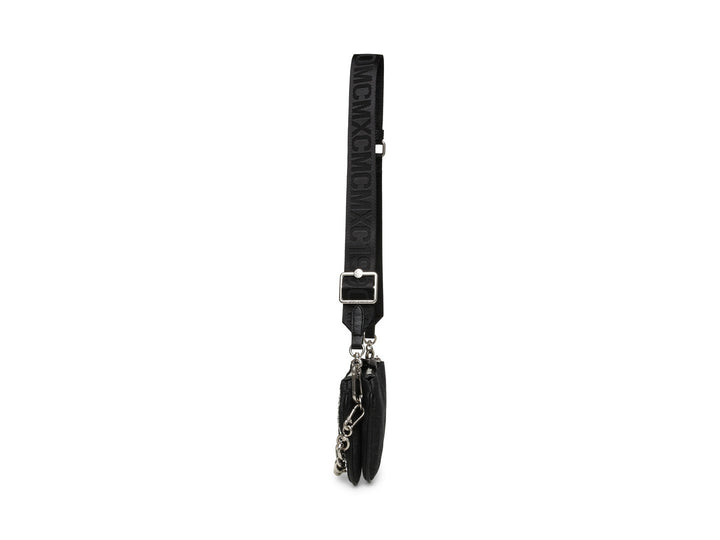 Bolsa Steve Madden Barra Negro y Plata para Mujer