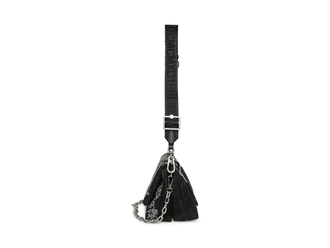 Bolsa de Hombro Steve Madden Brylie Negro Plata para Mujer