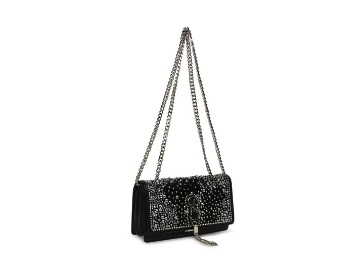 Bolsa Steve Madden Blegen Negro y Plata para Mujer
