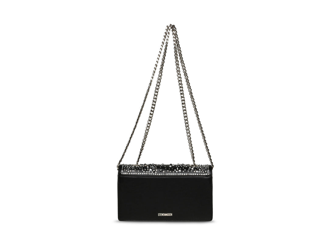 Bolsa Steve Madden Blegen Negro y Plata para Mujer
