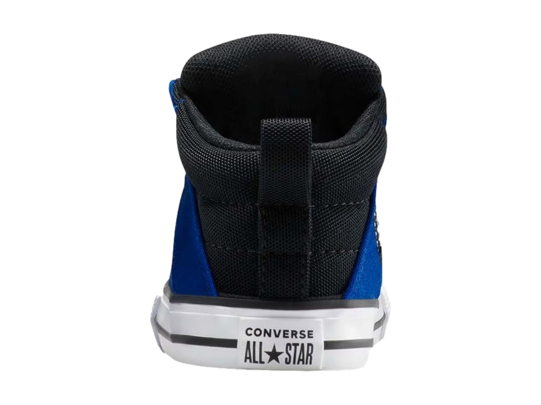 Tenis Converse Chuck Taylor All Star Axel Easy On color azul con detalles negros y suela blanca.