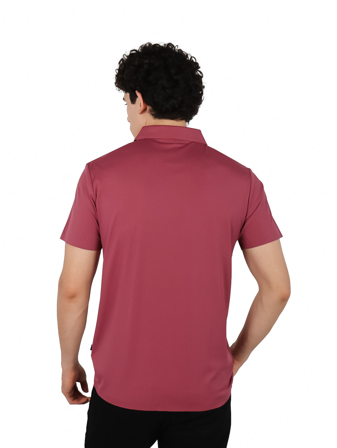 Playera Polo Barabas Color Dusty Pink