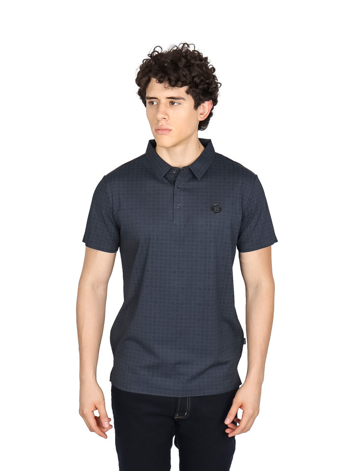 Playera Polo Barabas Manga Corta Color Negro