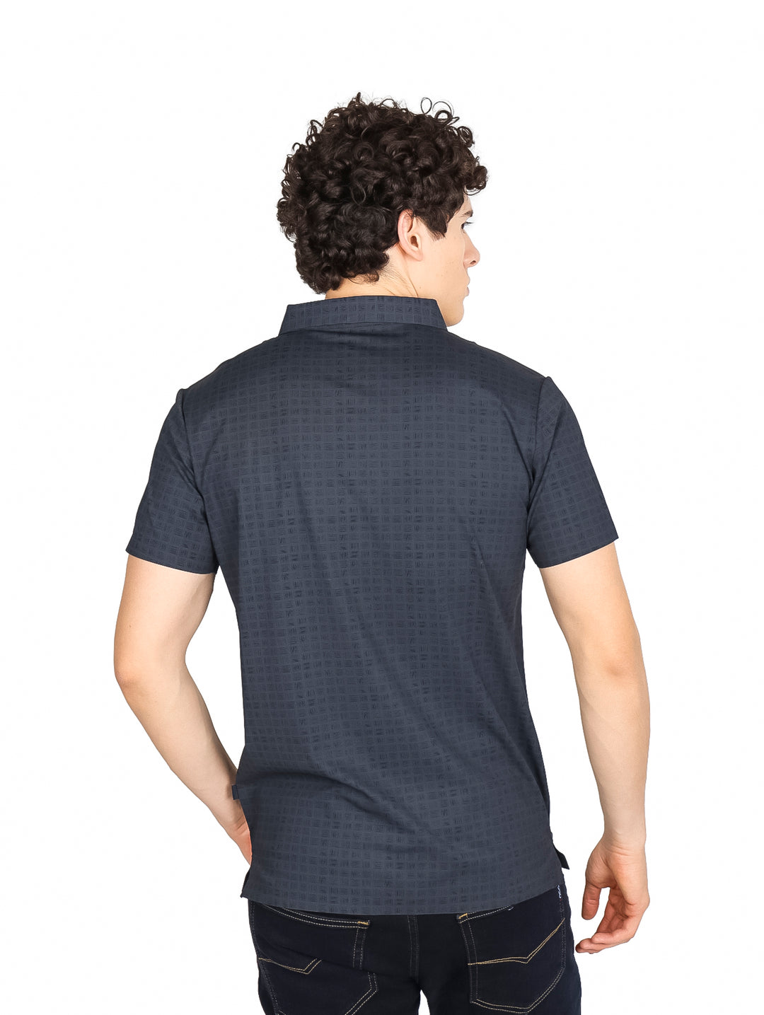 Playera Polo Barabas Manga Corta Color Negro