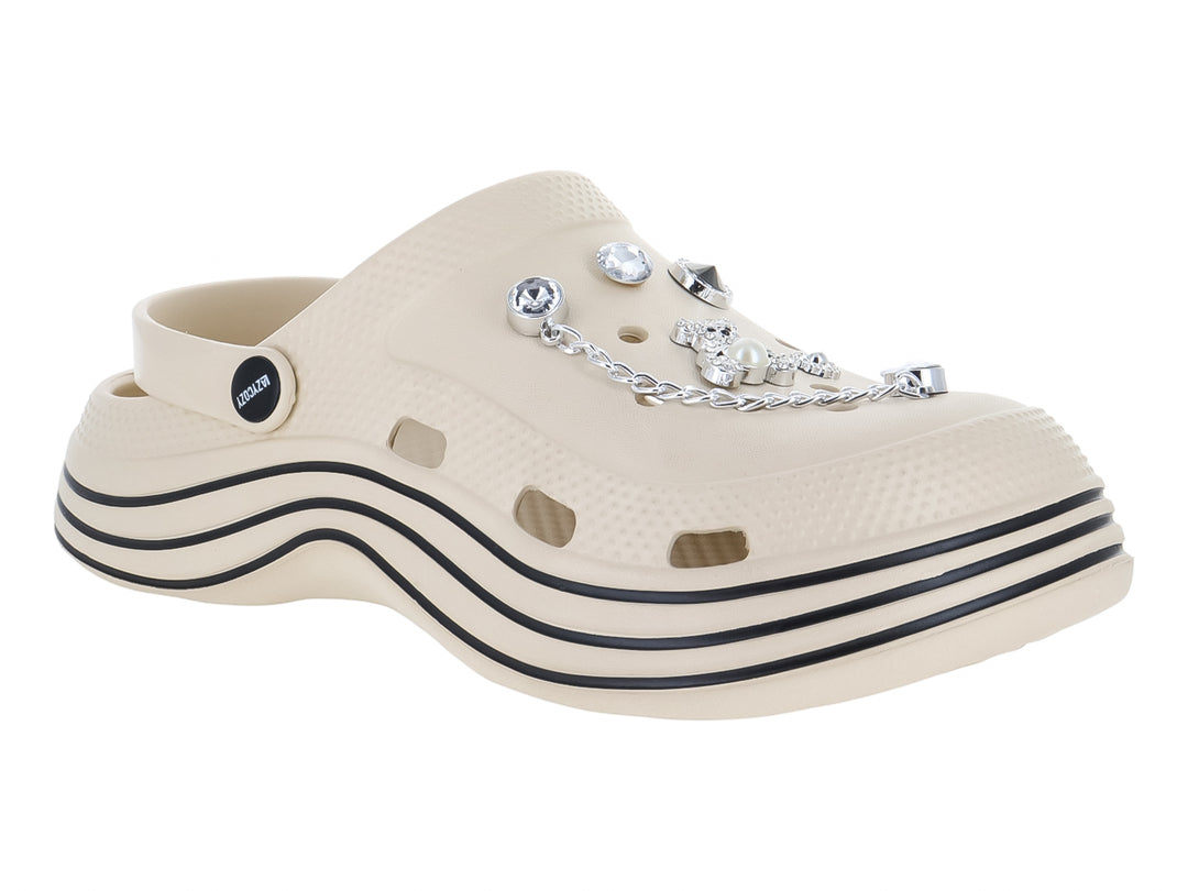 Sandalias LazyCozy Beige para Mujer