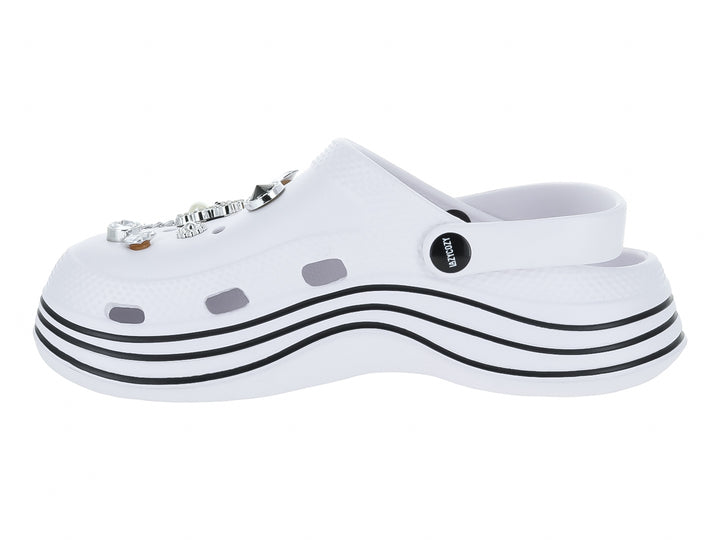 Sandalias Clogs LAZYCOZY Blanco para Mujer