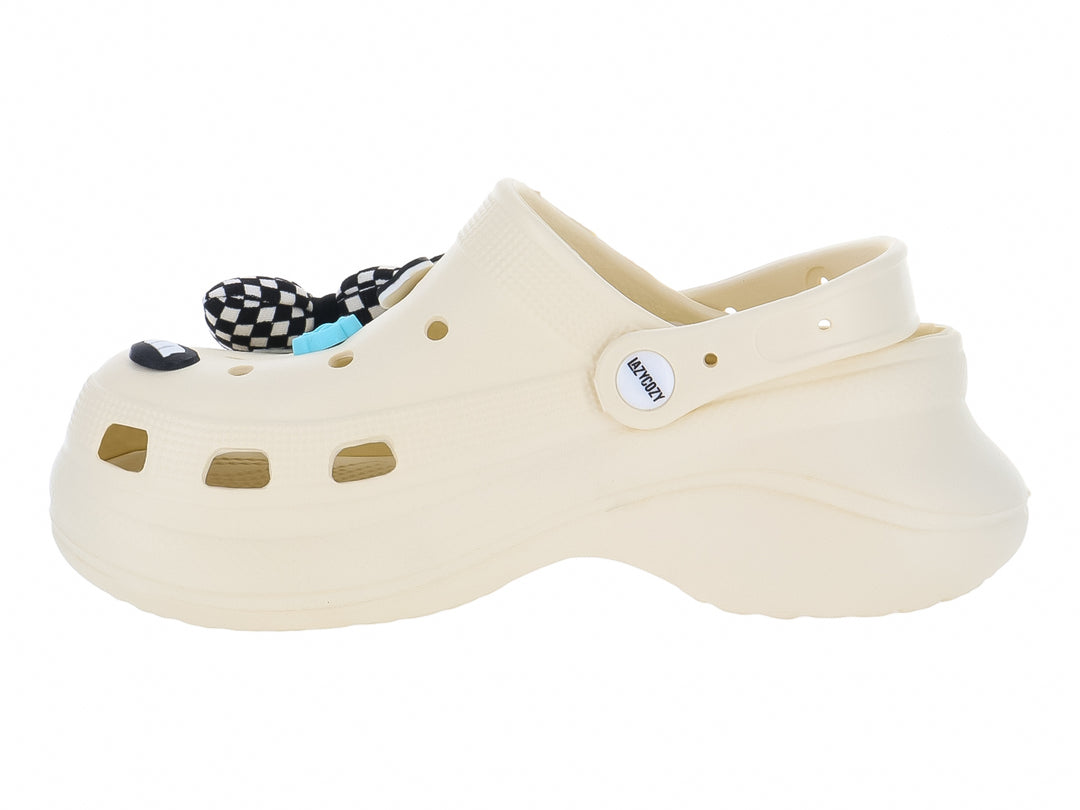 Sandalias Clogs LAZYCOZY Beige para Mujer