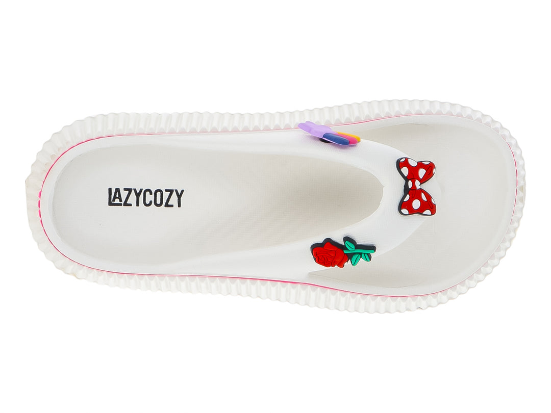 Sandalias LazyCozy Blancas para Mujer