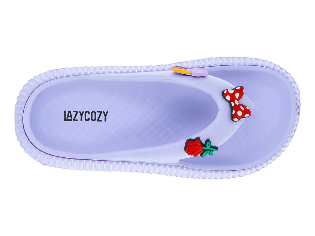 Sandalias LAZYCOZY Lila para Mujer