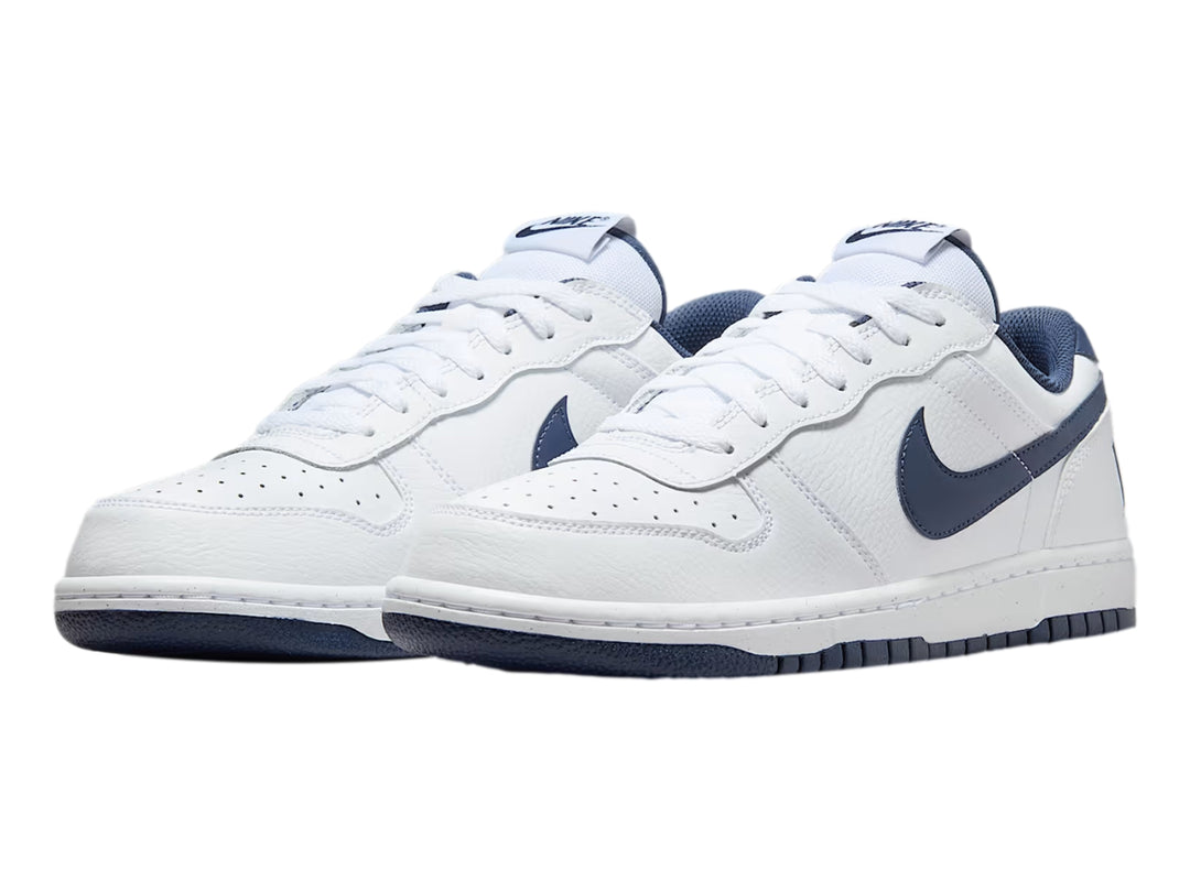 Tenis Nike Big Nike Low Blanco y Azul Marino para Hombre